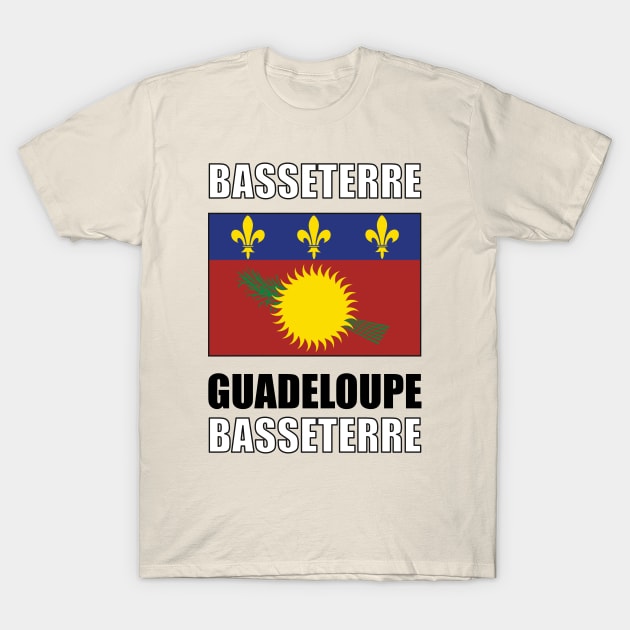 Flag of Guadeloupe T-Shirt by KewaleeTee